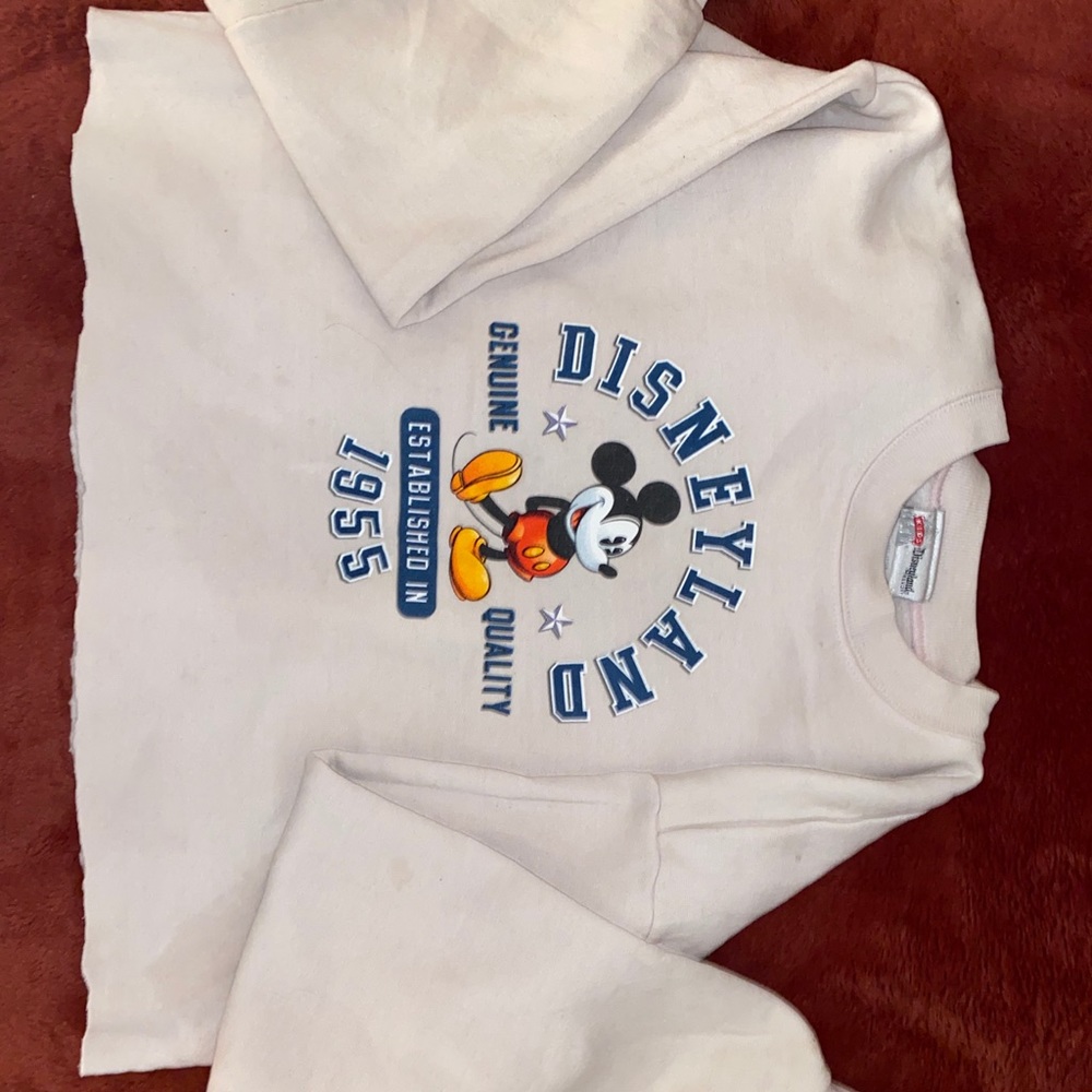 light pink disneyland crew neck